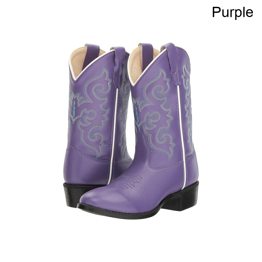 (取寄) オールドウェスト パールライズドパープル（トドラー/リトルキッド） old west kids boots Pearlized Purple (Toddler/Little Kid)｜ジェットラグ店