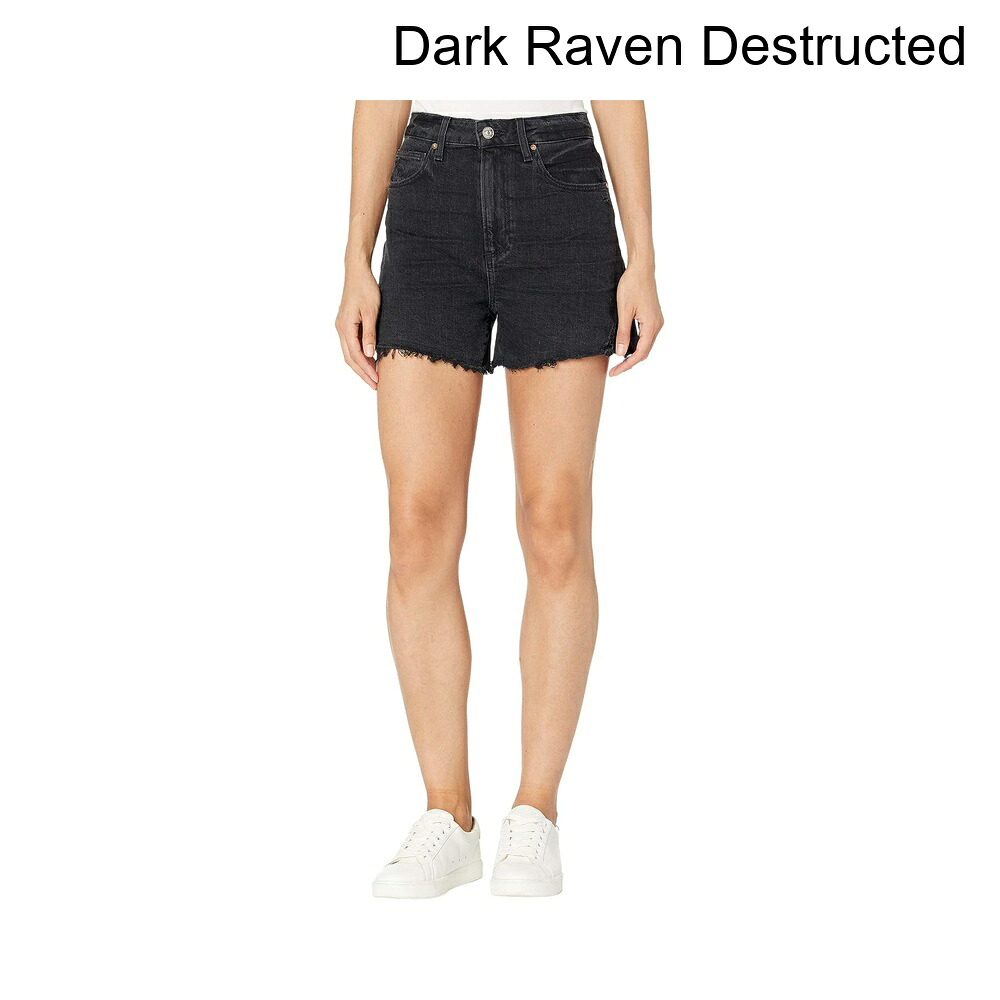 (取寄) ペイジ ダニショーツダークレイヴンデストラクテッド paige Dani Shorts in Dark Raven Destructed｜ジェットラグ店