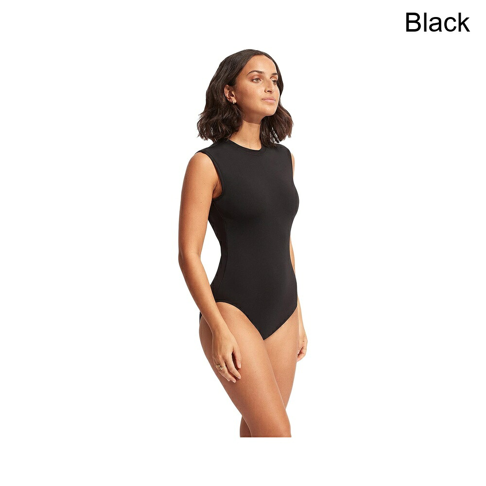 (取寄) シーフォリー コレクティブキャップスリーブワンピース seafolly Collective Cap Sleeve One-Piece｜ジェットラグ店