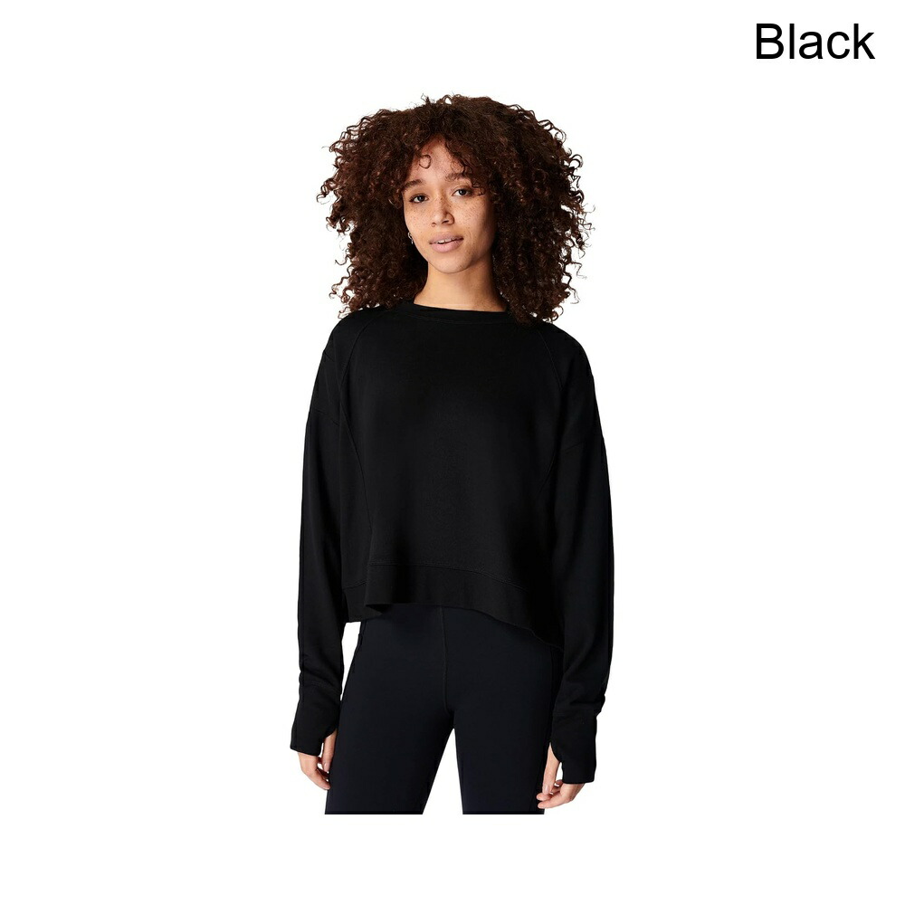 (取寄) スウェッティ・ベティ アフタークラスクロップスウェットシャツ sweaty betty After Class Crop Sweatshirt|ジェットラグ店