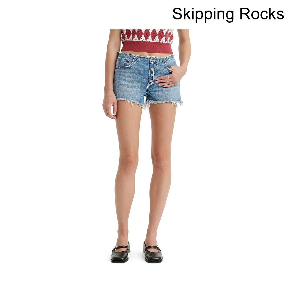 (取寄) リーバイス 501リップドウエストショーツ levi's womens 501 Ripped Waist Shorts｜ジェットラグ店