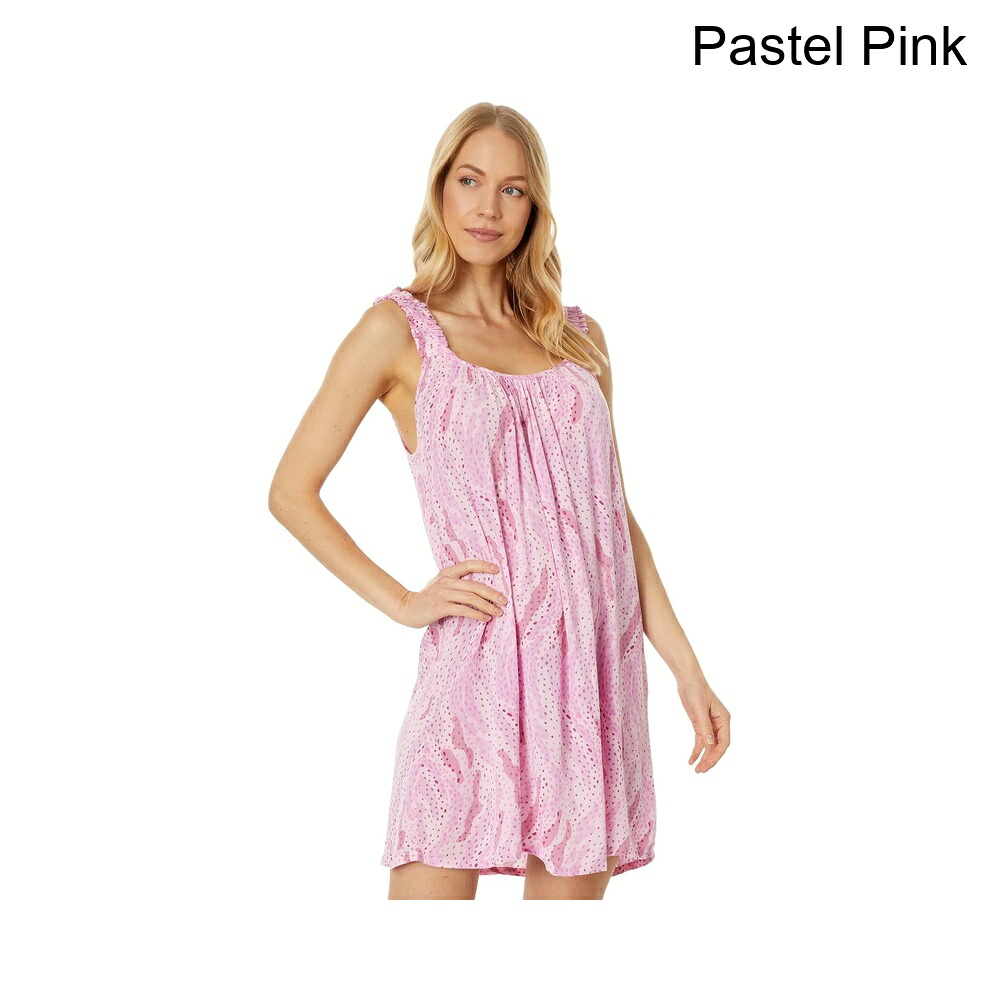 (取寄) p.j.サルベージ マイアミブリーズガーゼラッフルストラップシミーズ p.j. salvage Miami Breeze Gauze Ruffle Strap Chemise|ジェットラグ店