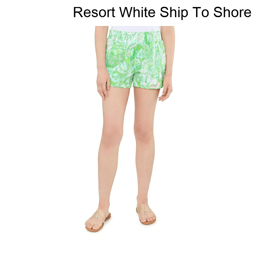 (取寄) リリー・プルリッツ バックコートショーツ UPF 50+ lilly pulitzer Backcourt Shorts UPF 50+|ジェットラグ店