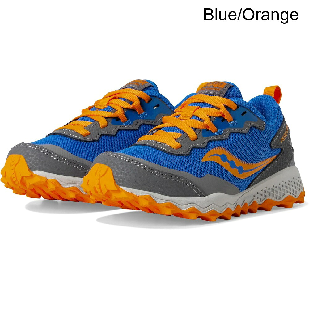 (取寄) サッコニー ペレグリンシールドKDZスニーカー（リトルキッド/ビッグキッド） saucony Peregrine Shield KDZ Sneakers (Little Kid/Big Kid)｜ジェットラグ店