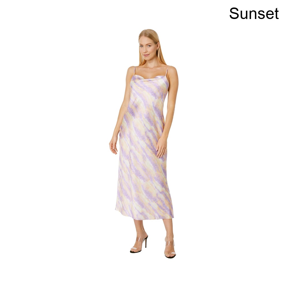 (取寄) ヴィンス イカットタイダーカウルキャミドレス vince Ikat Tie-Dye Cowl Cami Dress｜ジェットラグ店