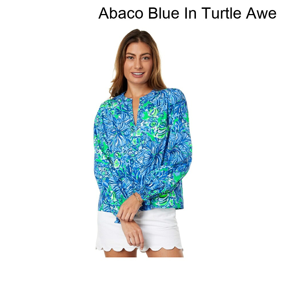 (取寄) リリー・プルリッツ クルター長袖コットン lilly pulitzer Coulter Long Sleeve Cotton|ジェットラグ店