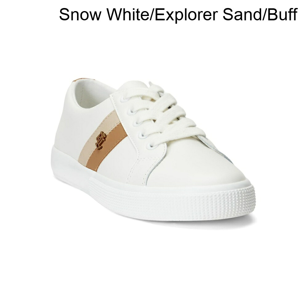 (取寄) ラルフ・ローレン ジャンソンIIレザースニーカー lauren ralph lauren Janson II Leather Sneakers|ジェットラグ店