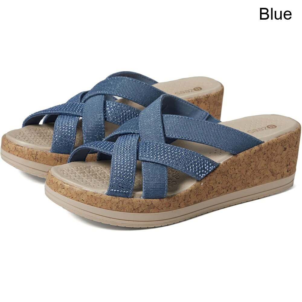 (取寄) ビジーズ レインウェッジサンダル bzees Reign Wedge Sandals|ジェットラグ店