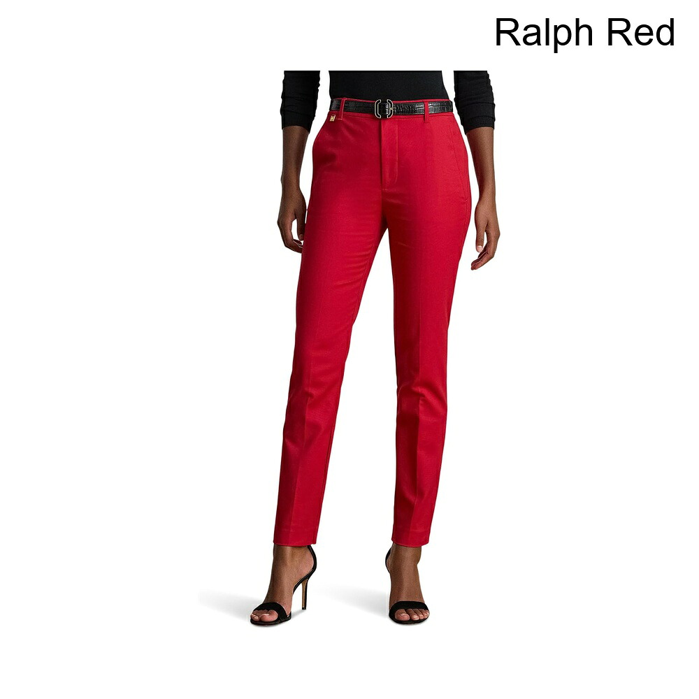 (取寄) ラルフ・ローレン ダブルフェイスストレッチコットンパンツ lauren ralph lauren Double-Faced Stretch Cotton Pants|ジェットラグ店