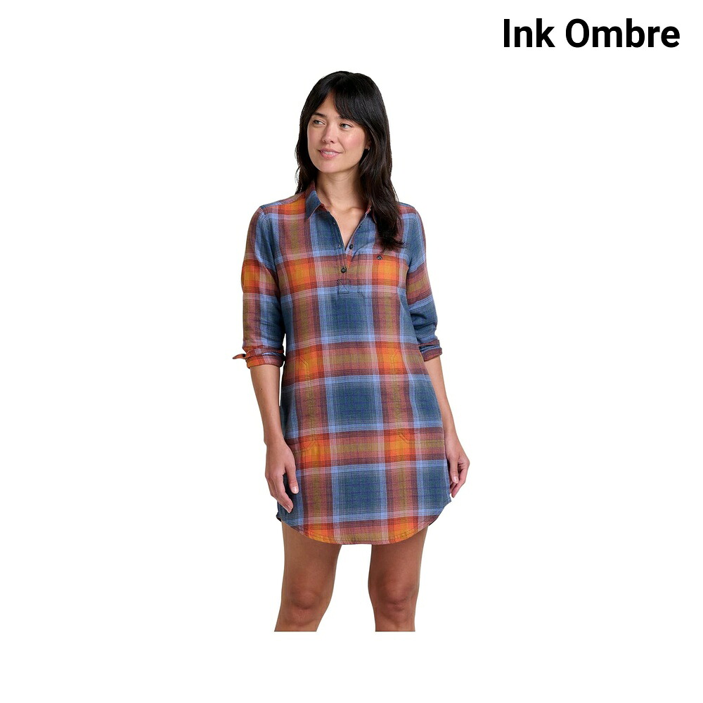 (取寄) トードアンドコー リフォームポップオーバーロングスリーブドレス toad&co Re-Form Popover Long Sleeve Dress|ジェットラグ店