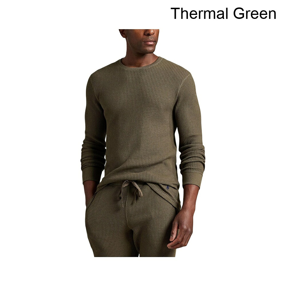 (取寄) ポロ・ラルフ・ローレン サーマルロングスリーブクルーハンギング polo ralph lauren Thermal Long Sleeve Crew Hanging|ジェットラグ店