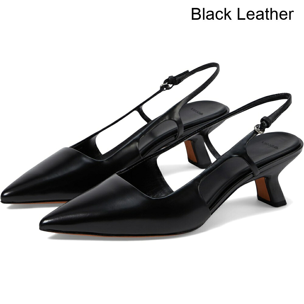 (取寄) ヴィンス ビアンカポインテッドトゥキトンヒールスリングバック vince Bianca Pointed Toe Kitten Heel Slingback｜ジェットラグ店