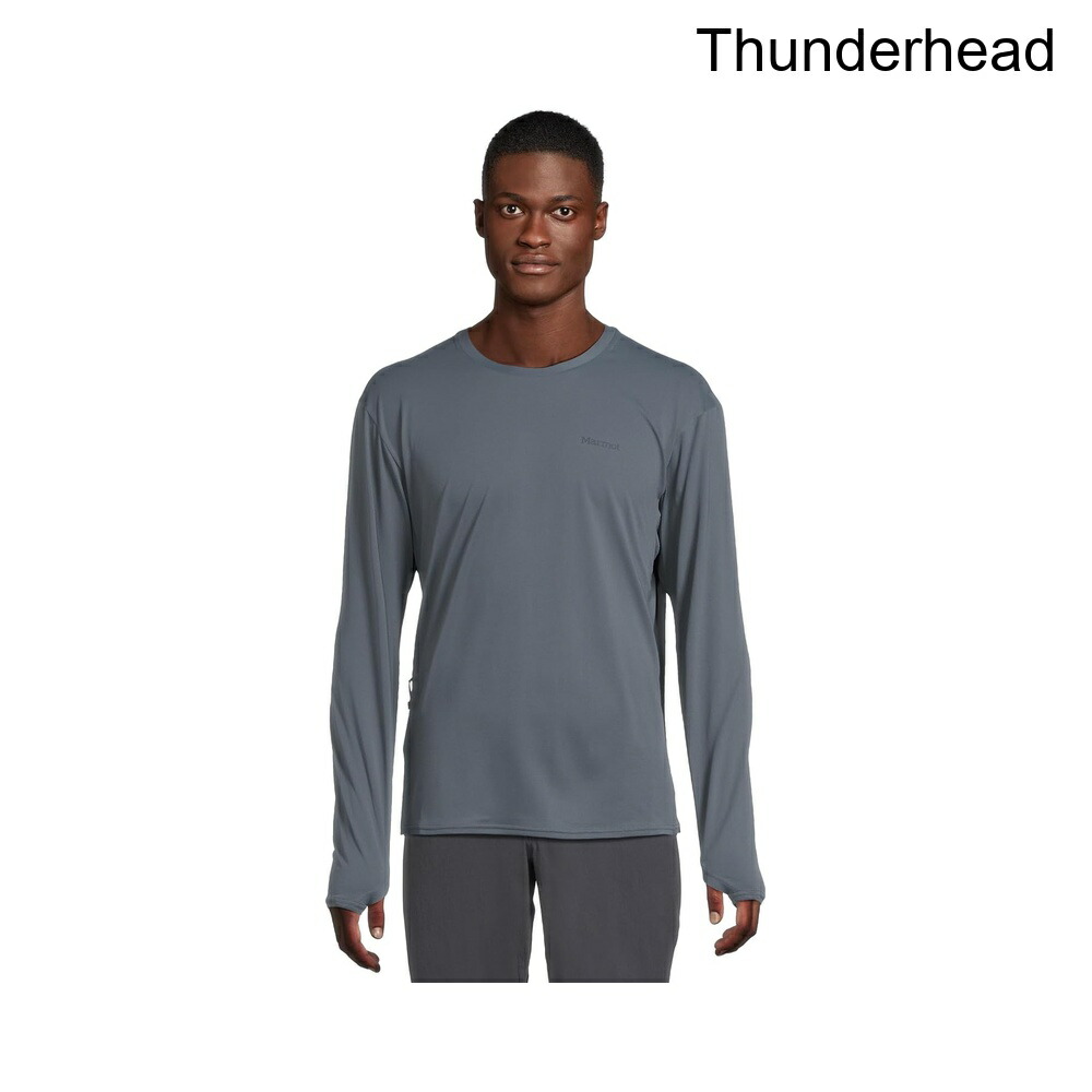 (取寄) マーモット エアエクスチェンジソーラーシールドクルーロングスリーブ marmot AirExchange SolarShield Crew Long Sleeve｜ジェットラグ店