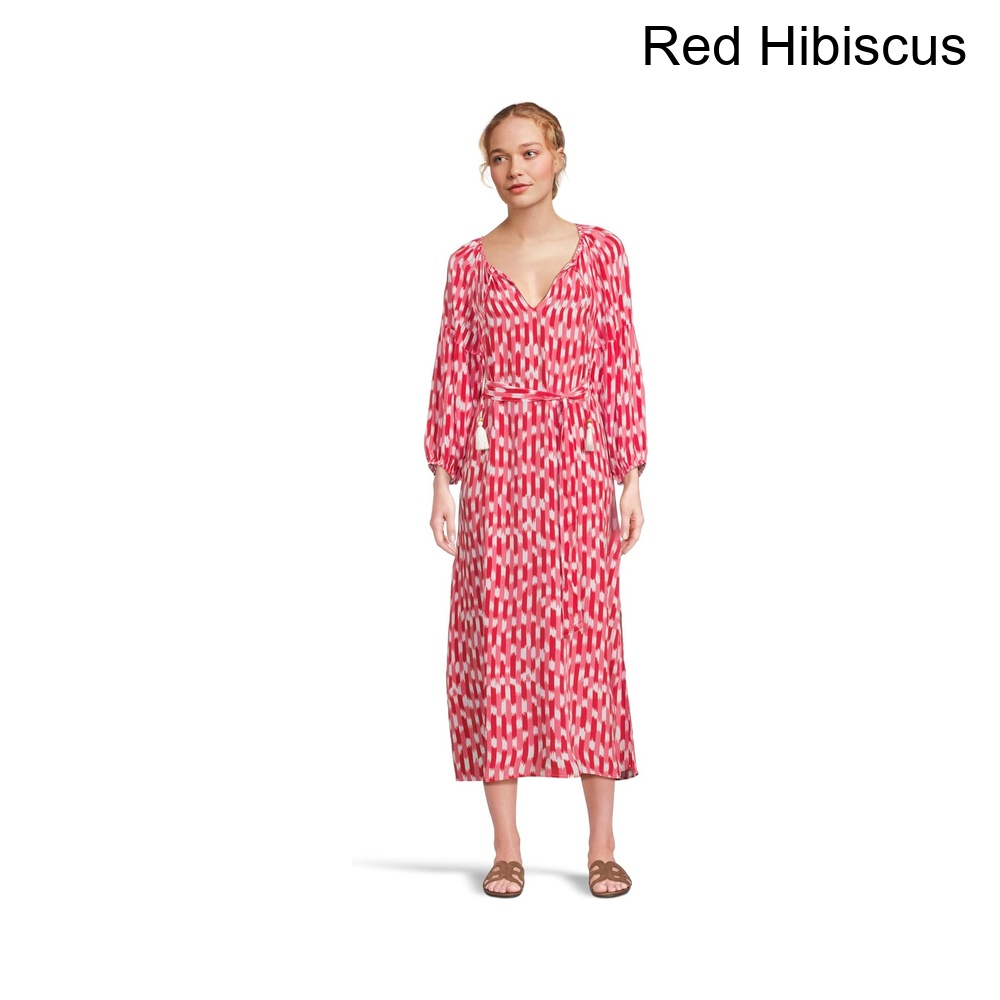 (取寄) トミー・バハマ イカットストライプミディドレス tommy bahama Ikat Stripe Midi Dress|ジェットラグ店
