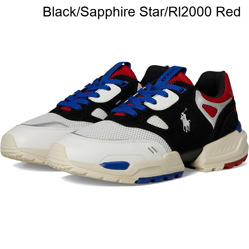 (取寄) ポロ・ラルフ・ローレン スエードレザーメッシュポロJgr Ppスニーカーズロートップレース polo ralph lauren Suede Leather Mesh-Polo Jgr Pp-Sneakers-Low Top Lace|ジェットラグ店