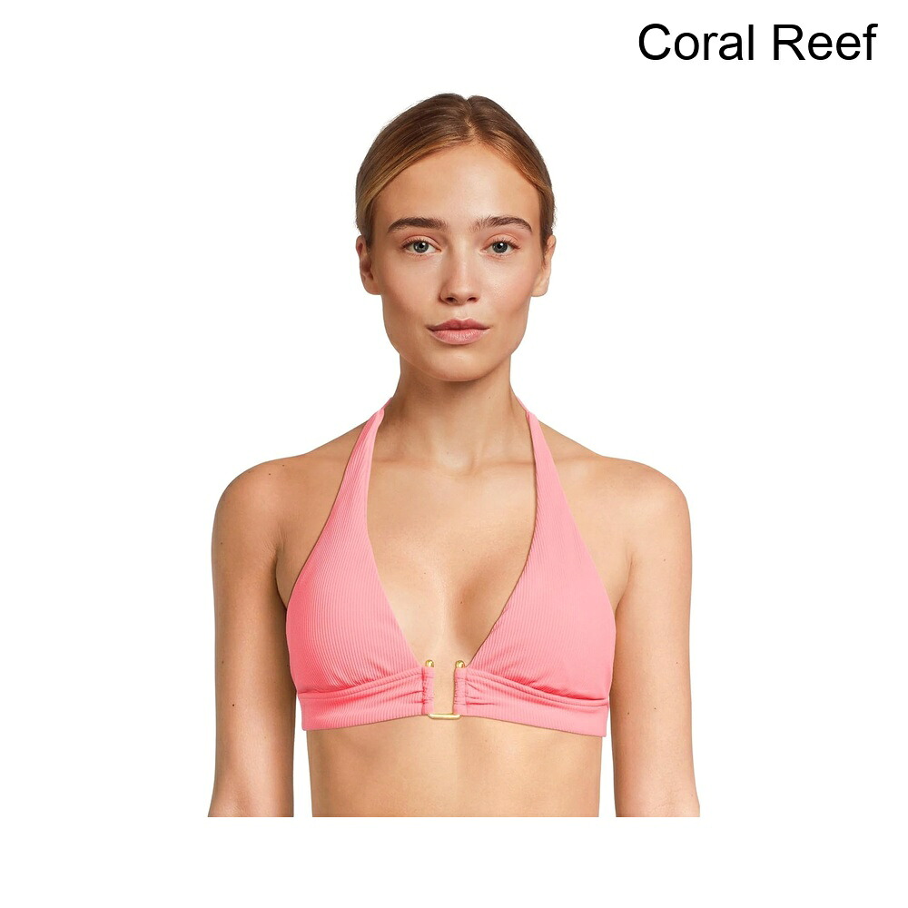 (取寄) ベッカ モダンエッジリブミラUバックルハルタートップ becca Modern Edge Rib Mira U Buckle Halter Top｜ジェットラグ店