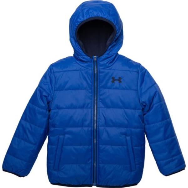 取寄 アンダーアーマー パファー ジャンパー リトル Under Armour Little Boys Under Armour Coldgear Pronto Puffer Jacket For Little Boys Royal Midnight Nacvy Iraklis1908 Gr