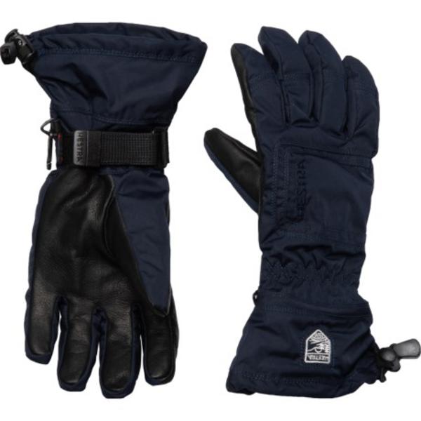 取寄 ウィメンズ パウダー プリマロフト グローブ Hestra Women Hestra Powder Czone Primaloft Gloves For Women Navy Black Agoranotizia It