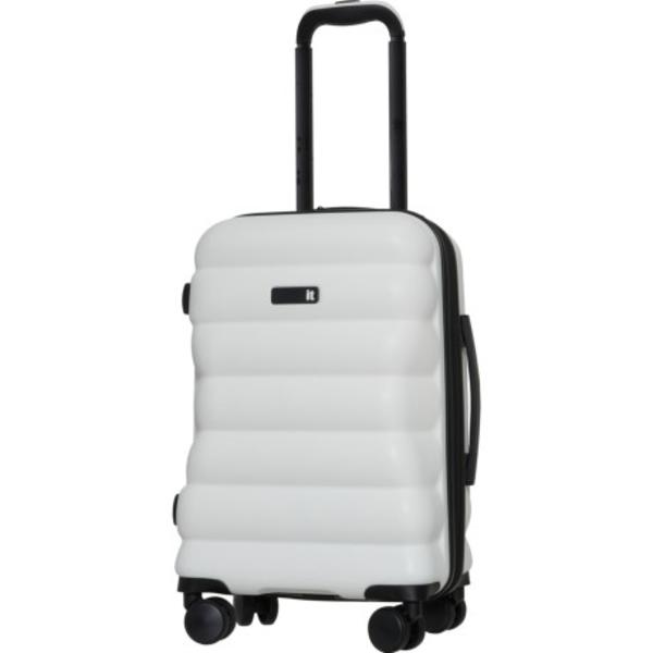 (取寄) ユニセックス IT ラゲージ 8 ホイール キャリーオン スーツケース - ホワイト IT Luggage unisex IT Luggage 21.3” Magnify 8 Wheel Carry-On Spinner Suitcase - Hardside, Expandable, White White