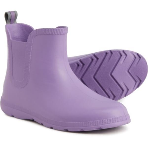 (取寄) キッズ シーラス チェルシー レイン ブーツ キッズ) totes kids totes Cirrus Chelsea Rain Boots (For Kids) Paisley Purple