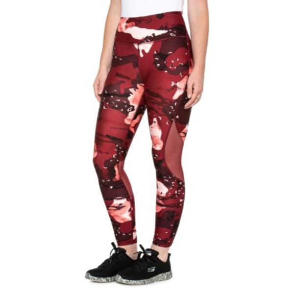 取寄 アンダーアーマー ウィメンズ プロジェクト ロック プリント アンクル レギンス Under Armour Women Project Rock Print Ankle Leggings For Women League Red 最大69 オフ