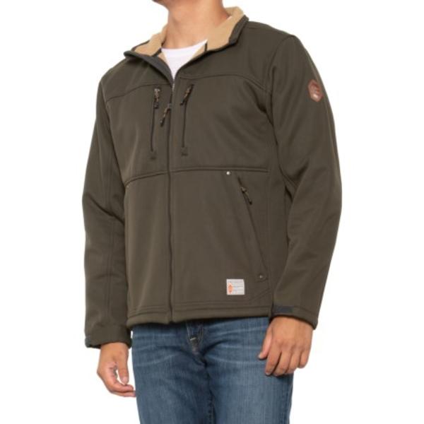 (取寄)フリー カントリー メンズ フリー カントリー キャンバス ジャケット Free Country men Free Country Burly Canvas Jacket (For Men) Dark Olive