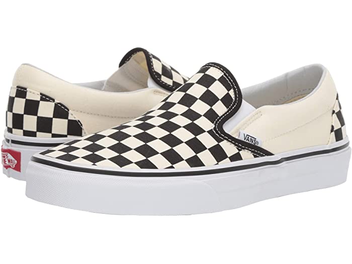 取寄 バンズ クラシック スリッポン 心 クラシックス Vans Classic Slip On Core Classics Black And White Checker White Canvas Vans バンズ メンズ シューズ スリッポン Shoes ブランド名 Pasadenasportsnow Com