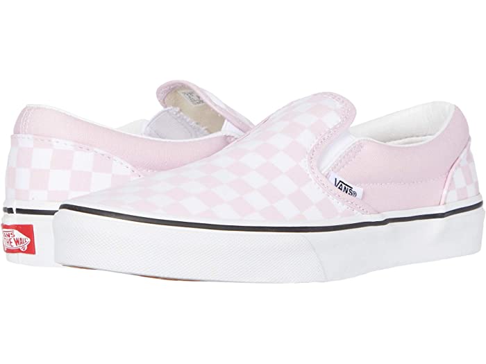 取寄 バンズ クラシカル スリッポン ビッグ キッズ Vans Kids Classic Slip On Big Kid Checkerboard Lilac Snow True White Vans バンズ キッズ シューズ スリッポン はき物 スニーカー 商標 Pasadenasportsnow Com