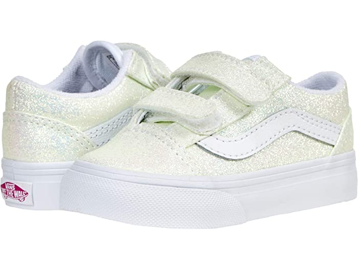 完成品 取寄 バンズ オールド スクール V Vans Kids Old Skool V Infant Toddler Uv Glitter Pink True White ジェットラグ店 素晴らしい外見 Unitygroup Co In