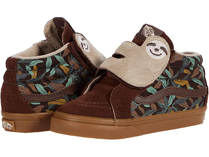 取寄 バンズ リイシュー V Vans Kids Sk8 Mid Sloth Reissue V Infant Toddler Sloth Potting Soil Classic Gum Vans バンズ キッズ ベビー 幼児 シューズ スニーカー ブランド Shoes カジュアル ストリート 大きいサイズ 阪神大震災のあった神戸の長田地区で Va