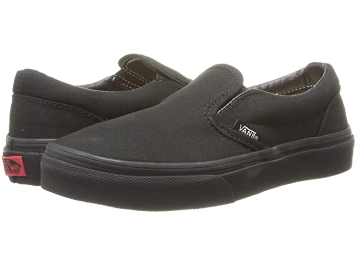 取寄 バンズ 古典的 スリッポン リトル キッズ ビッグ キッズ Vans Kids Classic Slip On Little Kid Big Kid Black Black Vans バンズ キッズ シューズ スリッポン 下足 スニーカー ブランド Pasadenasportsnow Com