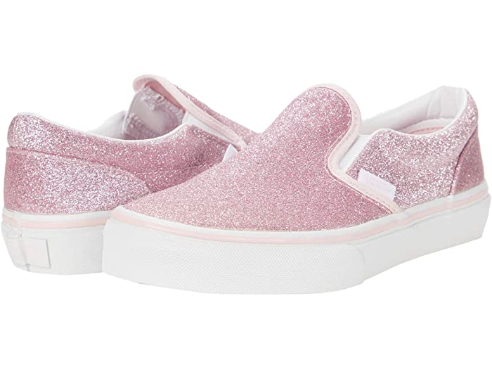 交換無料 楽天市場 取寄 バンズ クラシック スリッポン リトル キッズ Vans Kids Classic Slip On Little Kid Glitter Blushing Bride True White ジェットラグ楽天市場店 安い購入 Celebrantedoamor Com Br