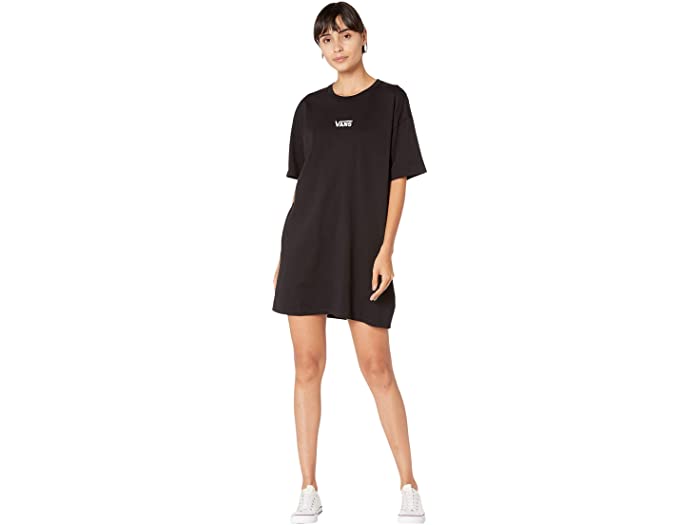 レディースファッション ワンピース センター 取寄 バンズ ティー Black Dress Tee Vee Center Vans ドレス 大きな割引