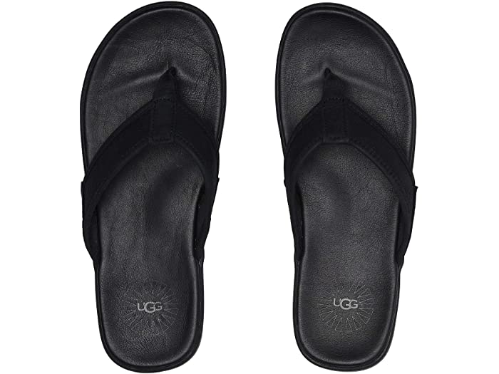 取寄 アグ 海沿い フリップ レザー Ugg Seaside Flip Leather Black Ugg アグ サンダル メンズ 火箸サンダル ブランド 軽い 男 ゆゆしいサイズ ビックサイズ 典則高位 Pasadenasportsnow Com