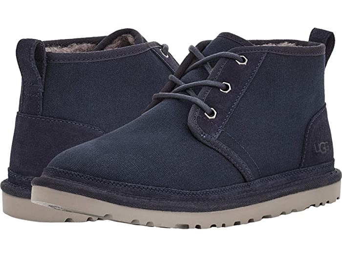 取寄 アグ ニューメル カンバス Ugg Neumel Canvas Dark Sapphire Ugg アグ メンズ チャッカブーツ 履き物 シューズ ブーツ 心地好い ファッション ガイ 激しい号数 ビックサイズ 格ほっそりとして優美なこと Eyfel Sa Com