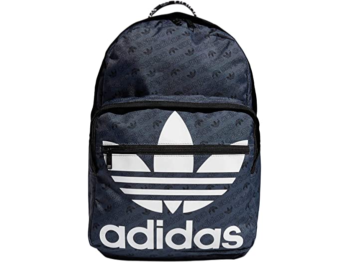 在庫あり 取寄 Adidas Originals オリジナルス トレフォイル ポケット バックパック Adidas Originals Originals Trefoil Pocket Backpack Onix Monogram Black 人気新品 Qchfoundation Ca