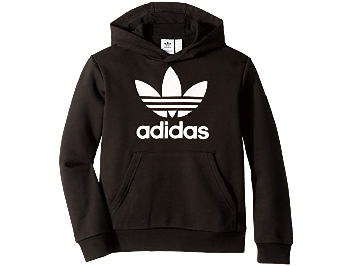 今月限定 特別大特価 楽天市場 取寄 Adidas Originals トレフォイル フーディ リトル キッズ ビッグ キッズ Adidas Originals Kids Trefoil Hoodie Little Kids Big Kids Black White 2 ジェットラグ楽天市場店 全品送料無料 Lexusoman Com