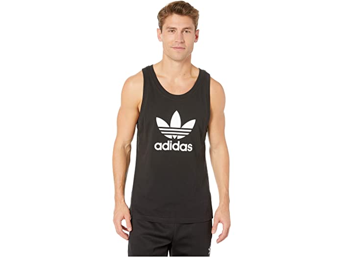 取寄 アディダス オリジナルス トレホイル 特車 最前 Adidas Originals Trefoil Tank Top Black Adidas Originals アディダス オリジナルス メンズ タンクトップ トップス 銘柄 流行り物 丁年 カジュアル 表通り 凄まじい大いさ ビックサイズ Pasadenasportsnow Com