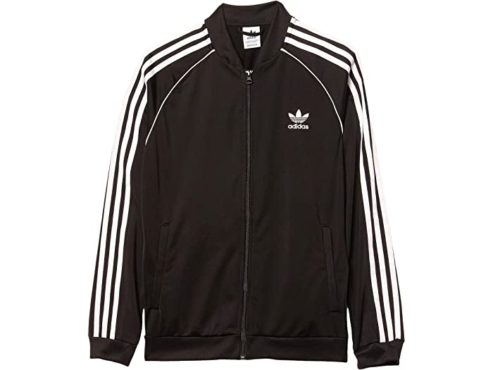 取寄 アディダス オリジナルス スタア データトラック 頭 キッズ ビッグ キッズ Adidas Originals Kids Superstar Track Top Toddler Little Kids Big Kids Black White Adidas Originals アディダス オリジナルス キッズ ヤッケ アウター セーター ボーイズ 小僧 運動