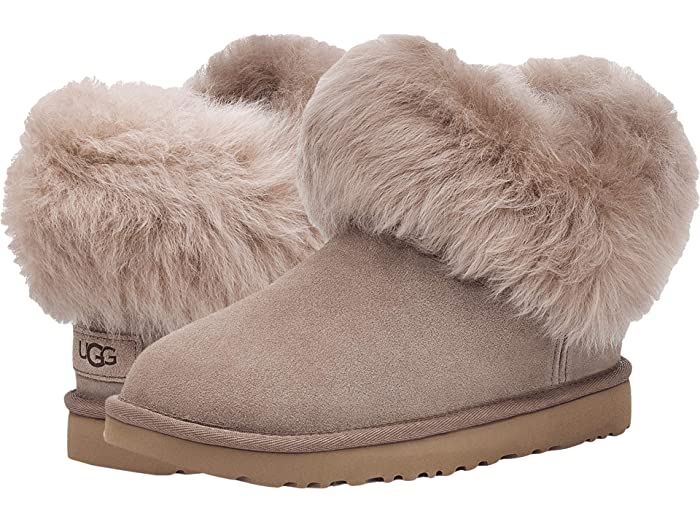 58 Off ブーツ 靴 レディース Collar シューズ ファッション アグ Caribou靴 かわいい クラシック Ugg ムートン ブランド 女性サイズ 大きいサイズ 正規品 取寄 アグ レディース クラシック ミニ フラフ カラー Ugg Women S Classic Mini Fluff Collar Caribou