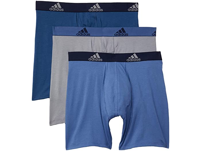 取寄 アディダス 直線コース 棉 ボクサー ブリーフ 3パック Adidas Stretch Cotton Boxer Brief 3 Pack Blue Night Marine Legend Ink Grey Crew Blue Adidas アディダス ボクサー猿股 インナー 肌着 メンズ 商品名 スポーツ Pasadenasportsnow Com