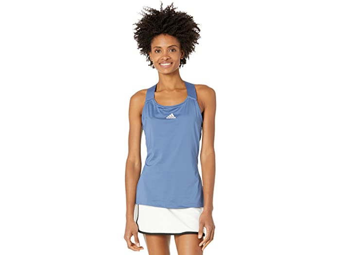 取寄 アディダス 庭球 絶頂 Adidas Tennis Y Tank Top Crew Blue White Adidas アディダス トップス 戦車トップ レディース ブランド名 スポーツ フィジカルフィットネス 快適 巨いサイズ ビックサイズ Klubwino Pl