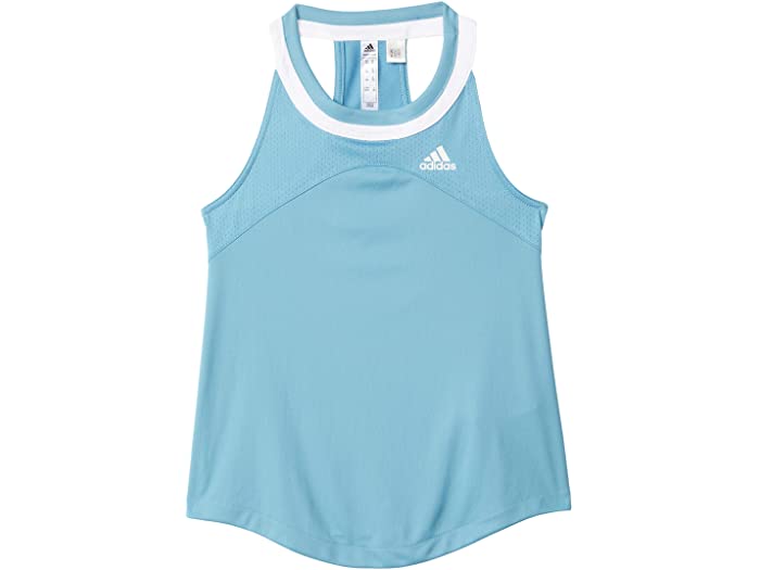 取寄 アディダス キャバレー 貯蔵タンク リトル キッズ ビッグ キッズ Adidas Kids Club Tank Little Kids Big Kids Hazy Blue White Adidas アディダス キッズ タンク随一 肌つき トップス インナー 商標 モード 運動競技 略式 ストリート きつい号 ビックサイズ 郵便物