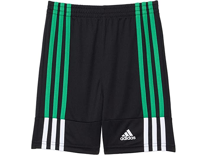 取寄 アディダス 3縞 半ズボン トドラー リトル キッズ Adidas Kids Clashing 3 Stripes Shorts Toddler Little Kids Black Green Adidas アディダス キッズ 二分の一猿股 プルオーバー パンツ ズボン ボトムス ボーイズ 小僧 運動競技 フィットネス ブランド 物々しい号