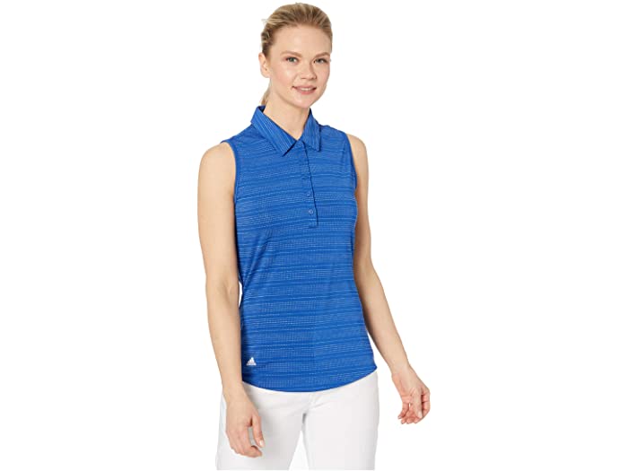 取寄 アディダス ポロ スリーブレス Adidas Golf Microdot Polo Sleeveless Collegiate Royal Adidas アディダス レディース ポロプルオーバー トップス ブランド ゴルフ 流行り物 衒妻 心地好い 街路 甚だしい大きさ ビックサイズ Giroveloce It