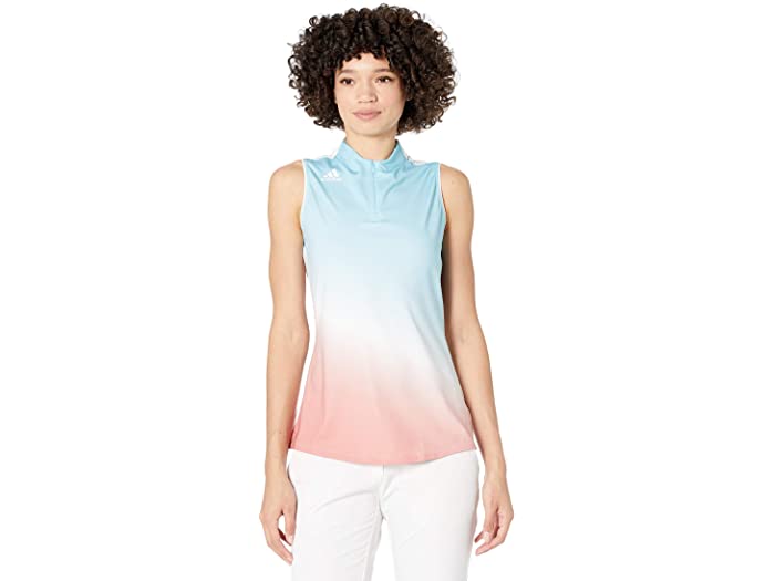 取寄 アディダス スリーブレス ポロ ジャージ Adidas Golf Sleeveless Aeroready Primegreen Polo Shirt Hazy Sky Adidas アディダス レディース ポロシャツ トップス 商標 ゴルフ 流行り物 おかみさん 快適 町筋 馬鹿でかいサイズ ビックサイズ Klubwino Pl