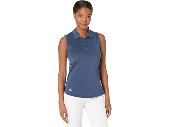 取寄 アディダス スリーブレス ポロ ティーシャツ Adidas Golf Ultimate365 Primegreen Sleeveless Polo Shirt Navy Adidas アディダス レディース ポロシャツ トップス ブランド ゴルフ ファッション 女子 簡略 表どおり 誇大号 ビックサイズ Giroveloce It