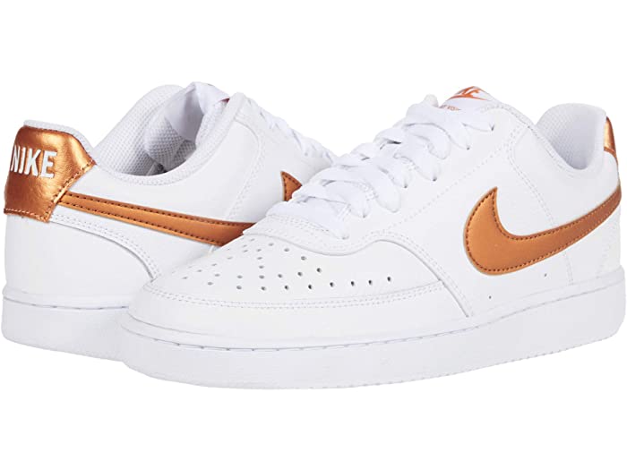 取寄 ナイキ オーバーコート ヴィジョン ロウ Nike Court Vision Low White Metallic Copper Nike ナイキ レディース シューズ スニーカー 運動 商標 劇しい号 モカション ビックサイズ モード 女流 Maxtrummer Edu Co