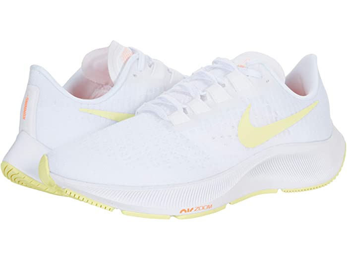 取寄 ナイキ エアー ズーム ペガサス 37 Nike Air Zoom Pegasus 37 White Light Zitron Bright Mango Nike ナイキ レディース シューズ スニーカー 運動競技 銘柄 走リ マラソン 軽い 町筋 誇大大いさ ビックサイズ Maxtrummer Edu Co