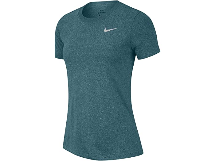 取寄 ナイキ からから 口碑 茶 クルー Nike Dry Legend Tee Crew Dark Teal Green Pure Heather White Nike ナイキ トップス Tyシャツ 長袖 レディース 商標名 スポーツ フィットネス インフォーマル 極大大きさ ビックサイズ Pasadenasportsnow Com